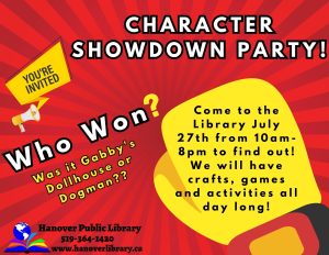 Character Showdown Party poster