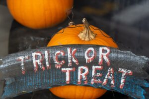 Decorative image. Trick or treat.
